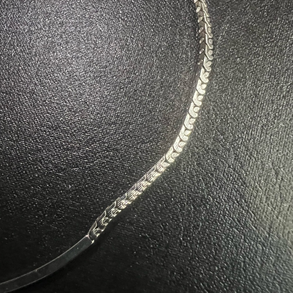 VTG Monet silver tone choker bar necklace - Picture 5 of 6
